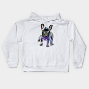 Watercolorful Frenchy Kids Hoodie